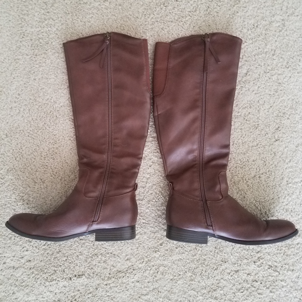 Tall Tan Boots